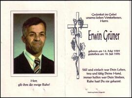 Grüner Erwin, +1995
