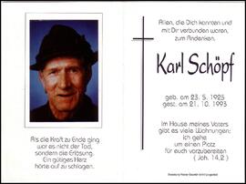 Schöpf Karl, +1993
