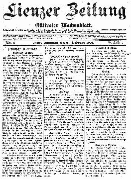 Bericht Ehrenmitglieder 1901-02 - Lienzer Zeitung