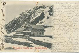 Grußkarte Dresdner Hütte (2308m) Jahr 1889