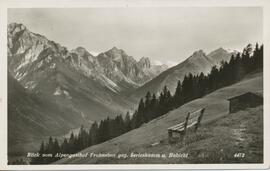 Blick vom Alpengasthof Froneben geg. Serleskamm und Habicht