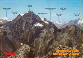 Bergpanorama Stubaier Alpen