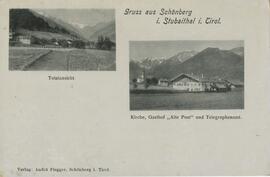 Grußkarte Schönberg im Stubaithal