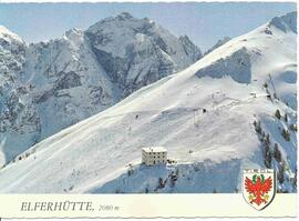 Ansichtskarte Schigebiet zur Elferhütte (2080m)