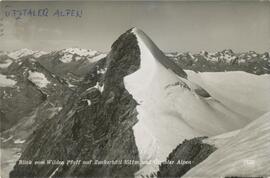 Blick vom Wilden Pfaff auf Zuckerhütl (3511m) und Ötztaler Alpen
