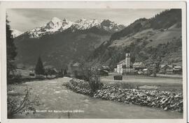 Neustift mit Blick Brennerspitze (2877m) und Kerachspitze (2919m)