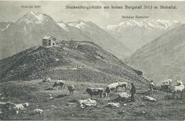 Starkenburgerhütte (2229m) mit Hohem Burgstall (2613m)