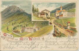 Grußkarte Maria Waldrast 20.8.1898