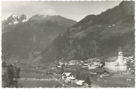 Neustift mit Blick zur Brennerspitze (2882m)