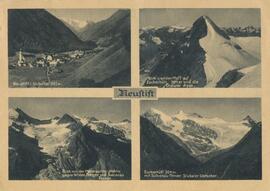 Ansichtskarte Neustift mit Gletscheransichten