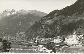Neustift mit Blick auf Kartnall und Brennerspitze (2882m)
