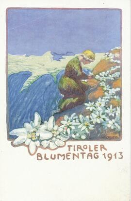 Karte Tiroler Blumentag 1913