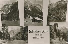 Ansichtskarte Schlickeralm (1616m)