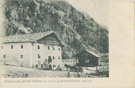 Grußkarte Gasthof Volderau "am Fusse des Zuckerhütl Gletscher"