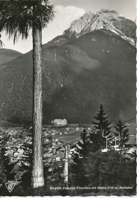 Berglift Schlick mit Blick zur Serles