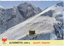 Schigebiet bei der Elferhütte (2080m)