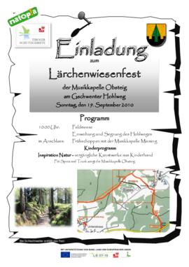 Lärchenwiesenfest Einladung 2010-10-10