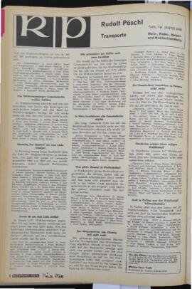 BP Telfs 1968-03-29 Nr 3 Seite 6 Bürgermeister Plattner Siegfried