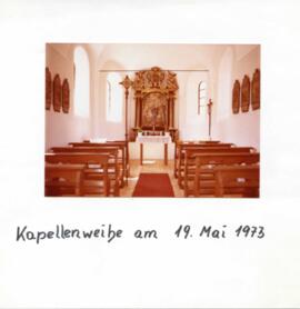 Kapelle Gschwent Hl Maria 1973 Einladung Mathes