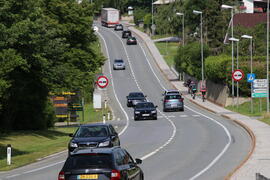 B 189 Gehsteig Radfahrer 2019-07-22 JMF