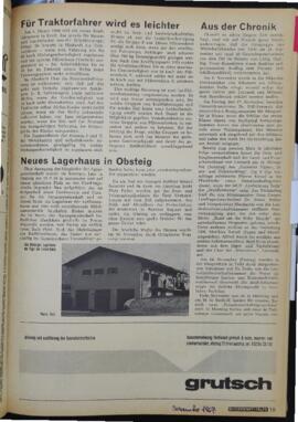 BP Telfs 1967 Dezember Nr 4 Seite 19 Lagerhauseinweihung Inserat Baufirma Grutsch