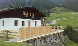 Marienbergalmhütte Terassenbau Schatz Andreas