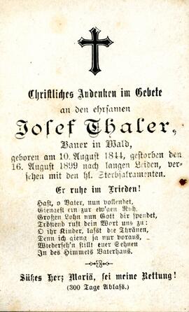Sterbebild-ThalerJosef-1899-08-16-V