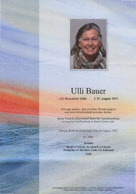 Bauer Ulli geb 1946 gest 25-08-2021