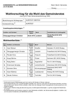 Klartext Wahlvorschlag 2022-01-28