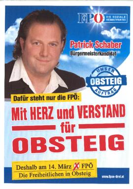 Bgm-kandidat Schaber Patrick 2010_Postwurf