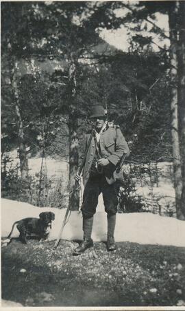 Hund mit Rappold Franz