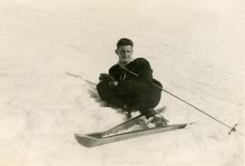 beim Schifahren Erhart Anton geb. 1940
