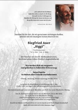 Auer Siegfried geb 1954 gest 24-04-2022