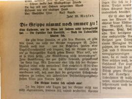 Tiroler Sonntagsblatt 1929 Nr 6 Seite 6 Grippeausbruch