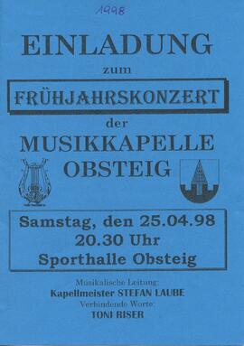 MK-Frühjahrskonzert 1998-04-25