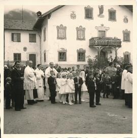 Erstkommunion 1963, rechts Auer