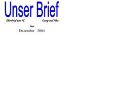 Pfarrbrief