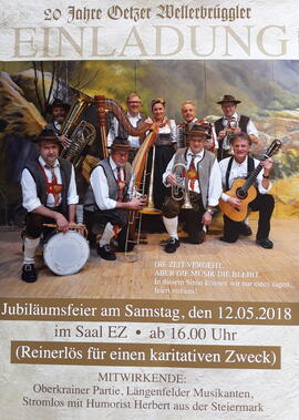Plakat zur 20-Jahr-Feier