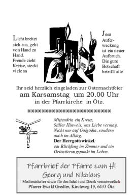 Pfarrbrief