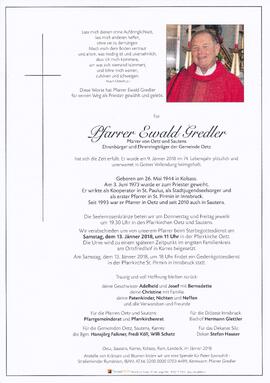 Gredler Ewald - Parte