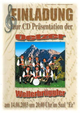 Plakat zur CD Präsentation