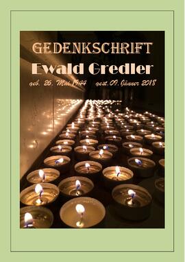 Gredler Ewald - Gedenkschrift