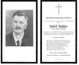 Josef Haller, Bauer in Patsch, gest. 08.11.1955