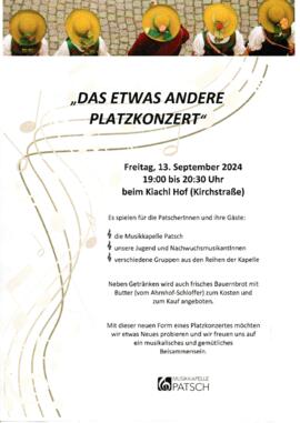 &quot;Das etwas andere Platzkonzert&quot;