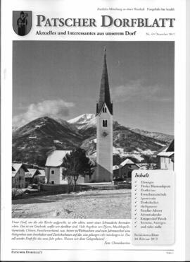 Patscher Dorfblatt Nr. 4, Dezember 2012