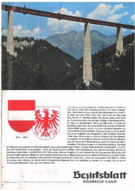 Bezirksblatt Zur Eröffnung der Europabrücke