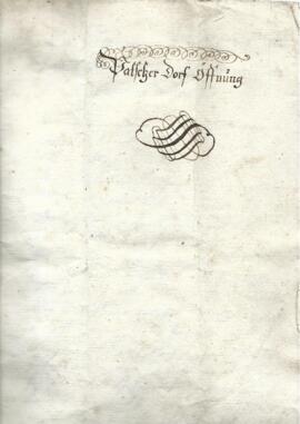 Patscher Dorföffnung Transkription einer Abschrift im Jahre 1802 von Thomas Schitz, Lehrer und Me...