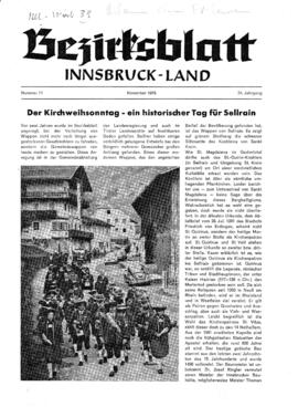 Bezirksblatt, Berichte aus den Gemeinden