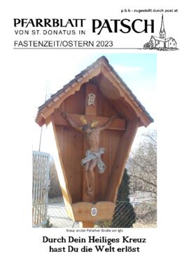 Pfarrblatt Fastenzeit / Ostern 2023