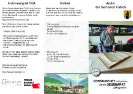 Informationen über die Chronik Patsch